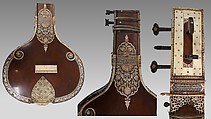 Sitar, Unknown  , India, Wood, gourd, ivory, metal, Indian